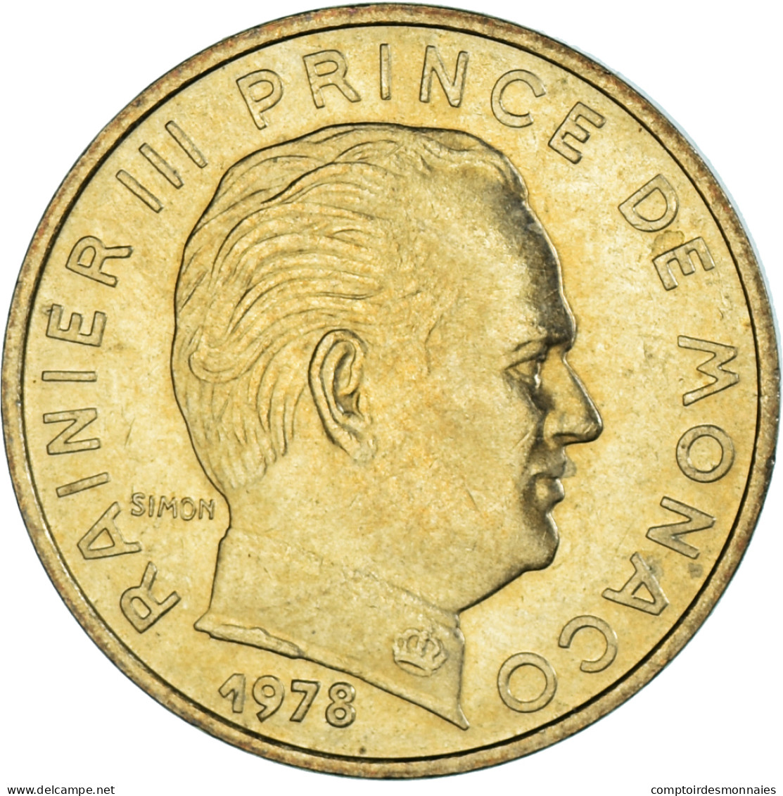 Monnaie, Monaco, Rainier III, 10 Centimes, 1978, SUP+, Bronze-Aluminium, KM:142 - 1960-2001 Nouveaux Francs
