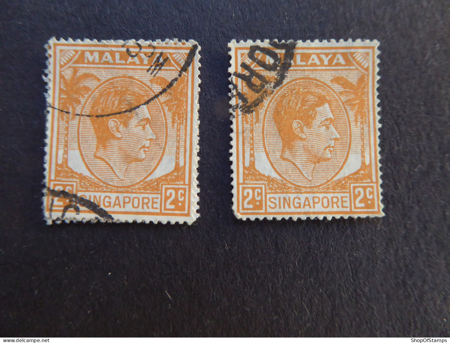 MALAYA SINGAPORE SG 2 - Malaya (British Military Administration)