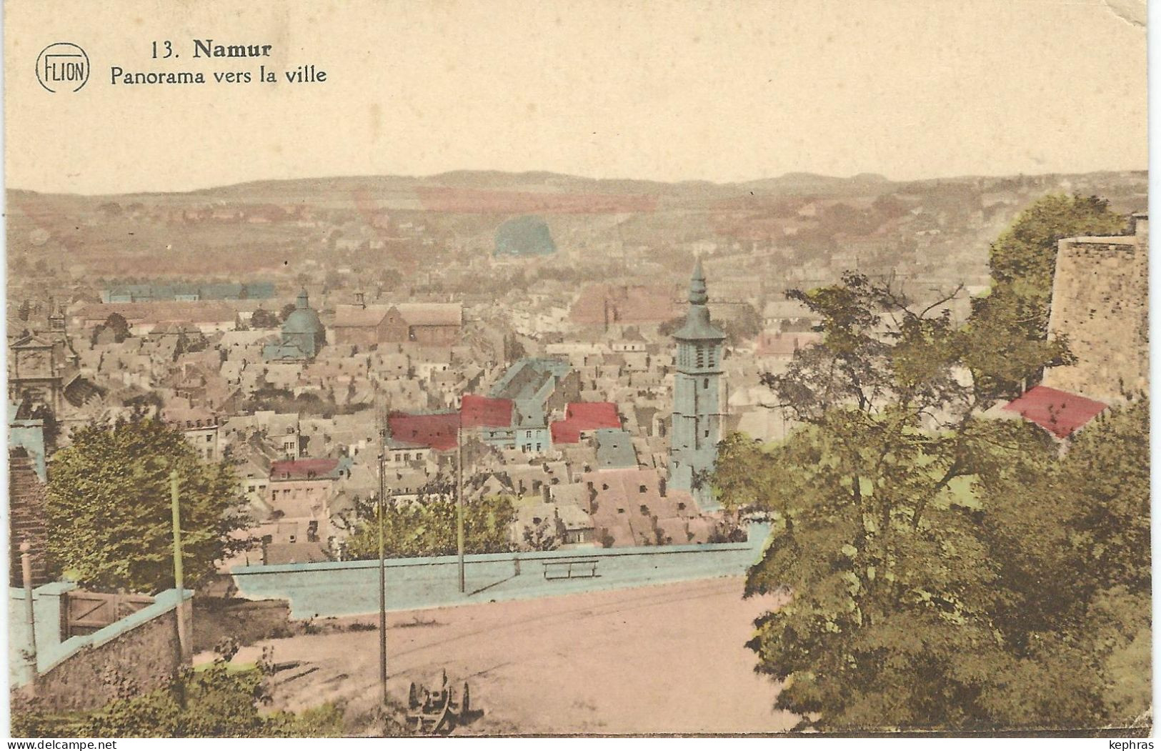 13. NAMUR : Panorama De La Ville - TRES RARE VARIANTE - Namur