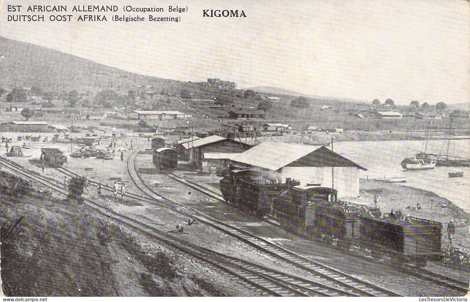 CONGO - KIGOMA - Est Africian Allemand - Chemin De Fer - Carte Postale Ancienne - Altri & Non Classificati