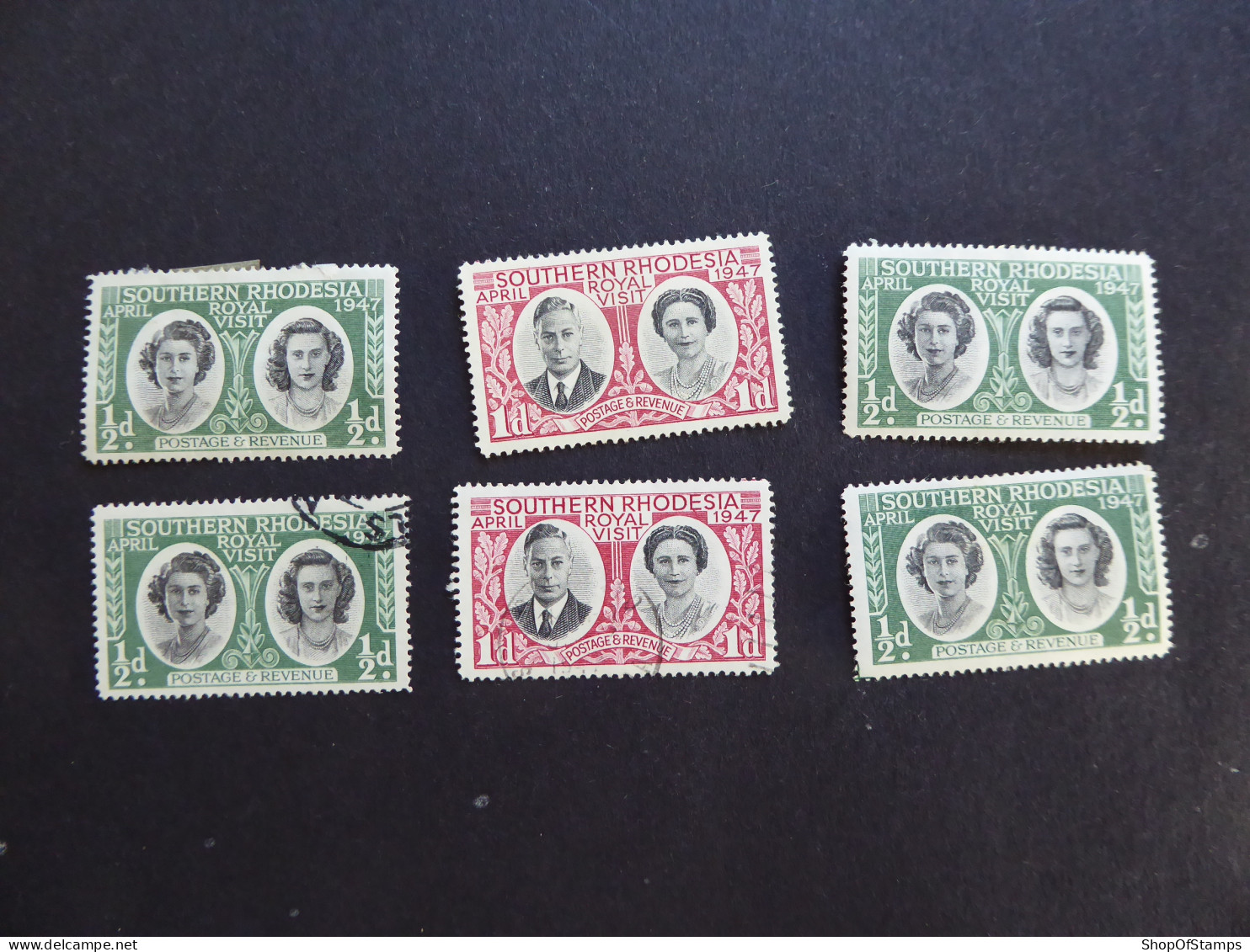 SOUTHERN RHODESIA SG 62-63 - Southern Rhodesia (...-1964)