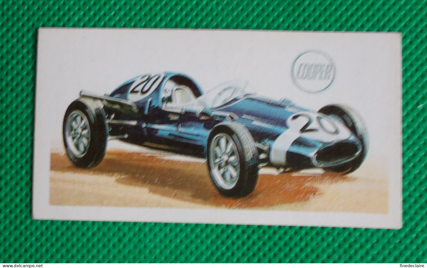 Trading Card - Brooke Bond Tea- History Of The Motor Car - 1958 Cooper Climax "G.B." - (6,8 X 3,7)- Série 50 - N° 45 - Moteurs