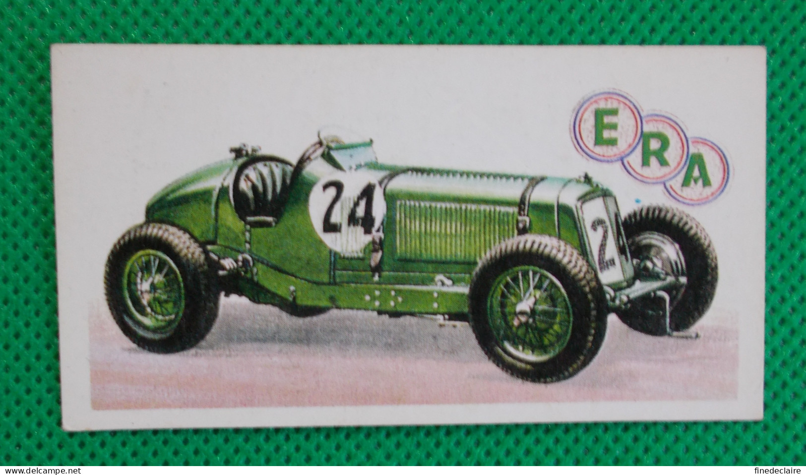 Trading Card - Brooke Bond Tea- History Of The Motor Car - 1934 E.R.A. Supercharged - (6,8 X 3,7)-Série 50 - N° 35 - Motoren