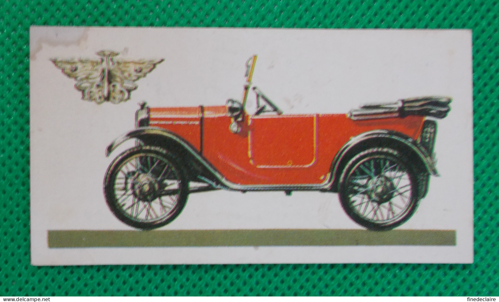 Trading Card - Brooke Bond Tea- History Of The Motor Car - 1922 Baby Austin 7 HP 696/747  (6,8 X 3,7)-Série 50 - N° 19 - Moteurs