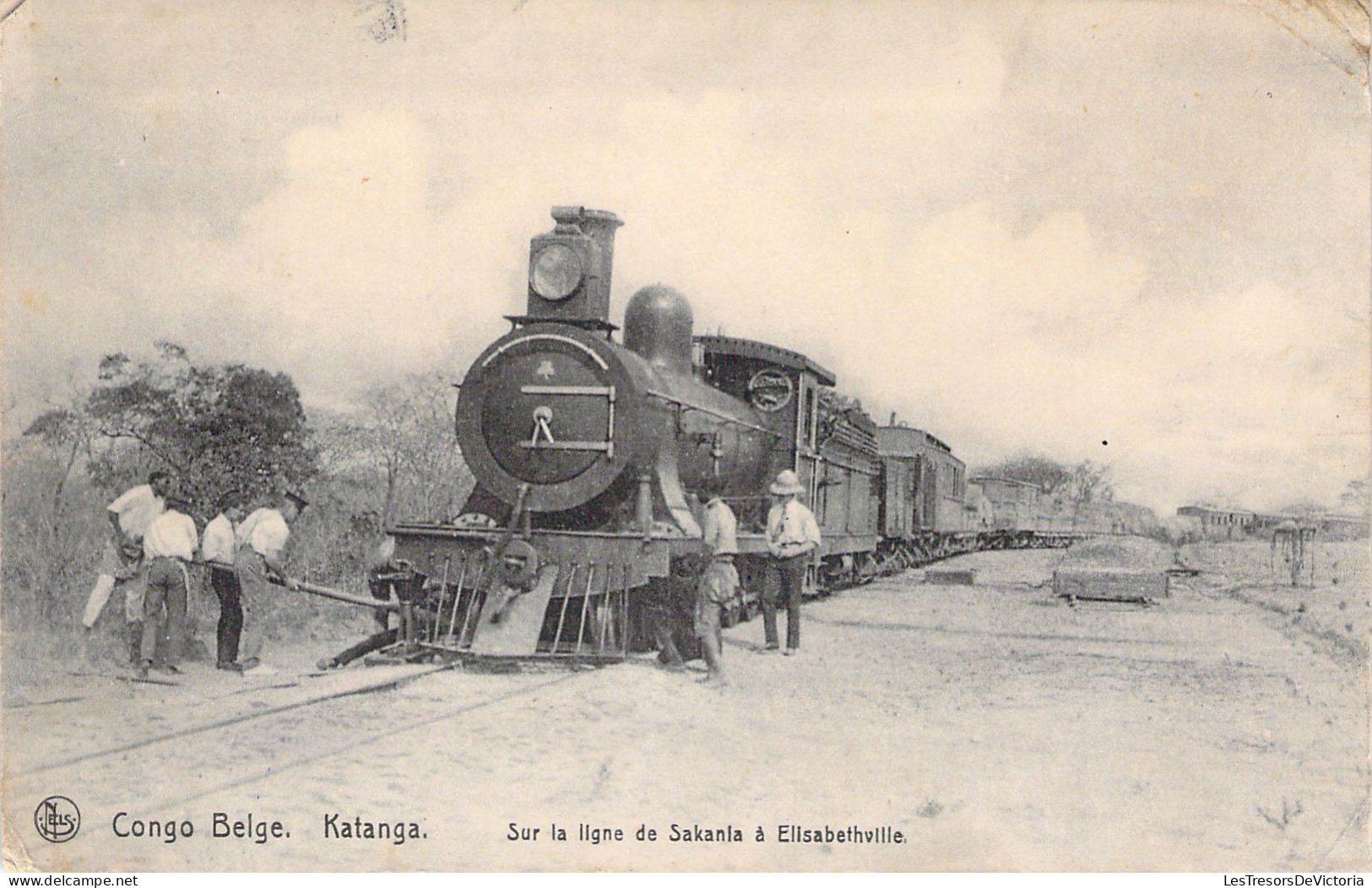 CONGO - KATANGA - Sur La Ligne De Sakanla à Elisabethville - Chemin De Fer - Carte Postale Ancienne - Andere & Zonder Classificatie