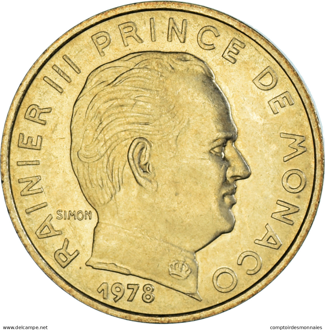 Monnaie, Monaco, Rainier III, 10 Centimes, 1978, SUP, Bronze-Aluminium, KM:142 - 1960-2001 Nouveaux Francs