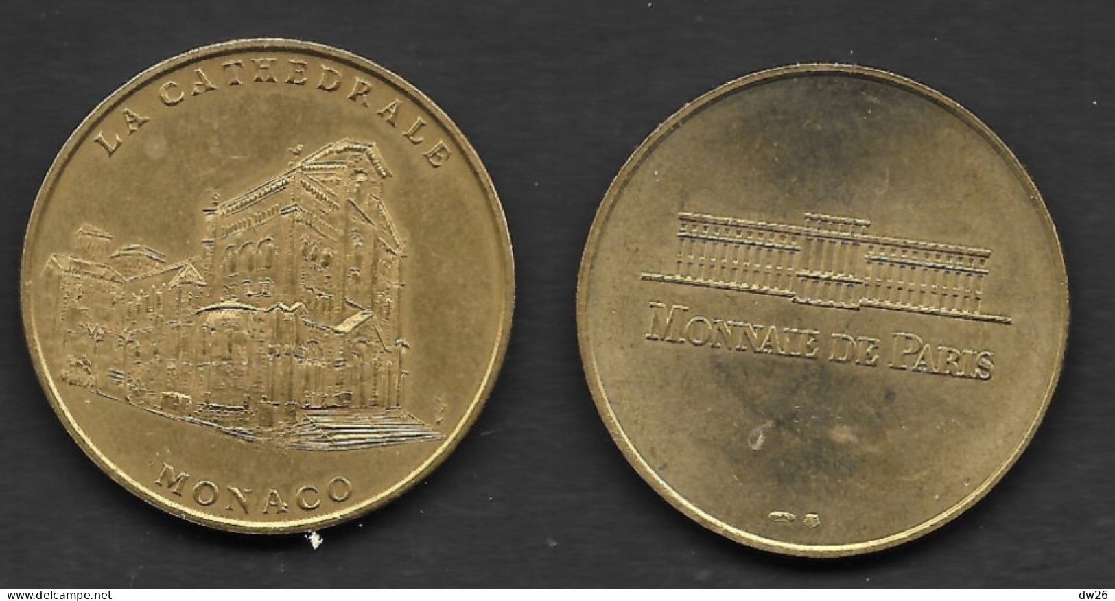 Médaille Souvenir Touristique Monnaie De Paris - Monaco, La Cathédrale - Undated