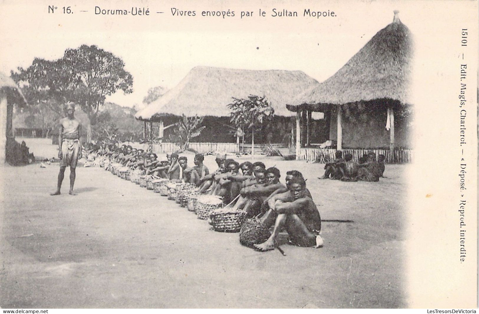 CONGO - DORUMA UELE - Vivres Envoyés Par Le Sultan Mopoie - Carte Postale Ancienne - Andere & Zonder Classificatie