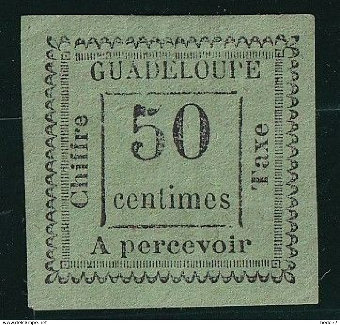 Guadeloupe Taxe N°12 - Neuf Sans Gomme - TB - Timbres-taxe