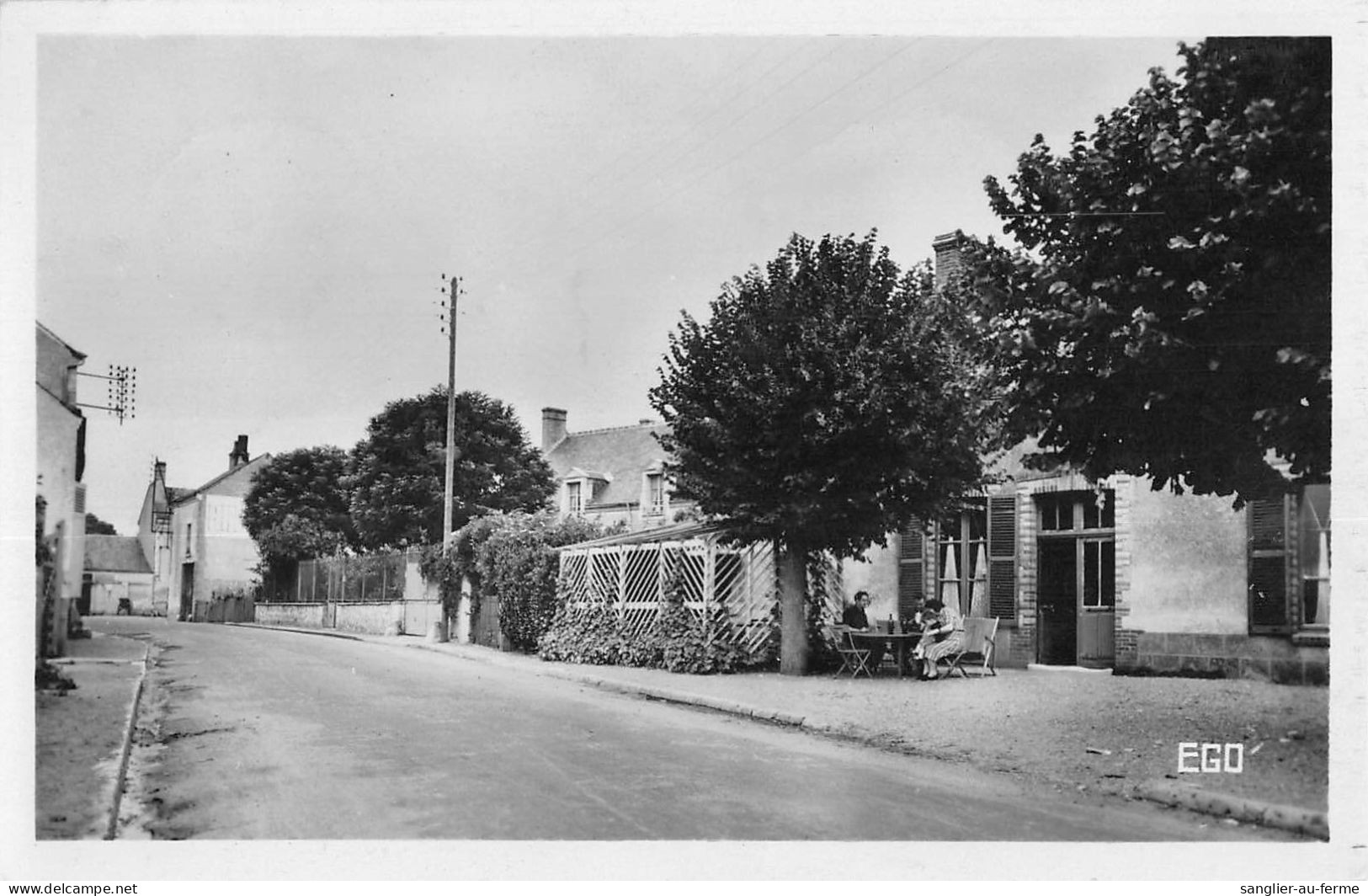 CPA 45 SAINT DENIS EN VAL CAFE DES TILLEULS - Sonstige & Ohne Zuordnung