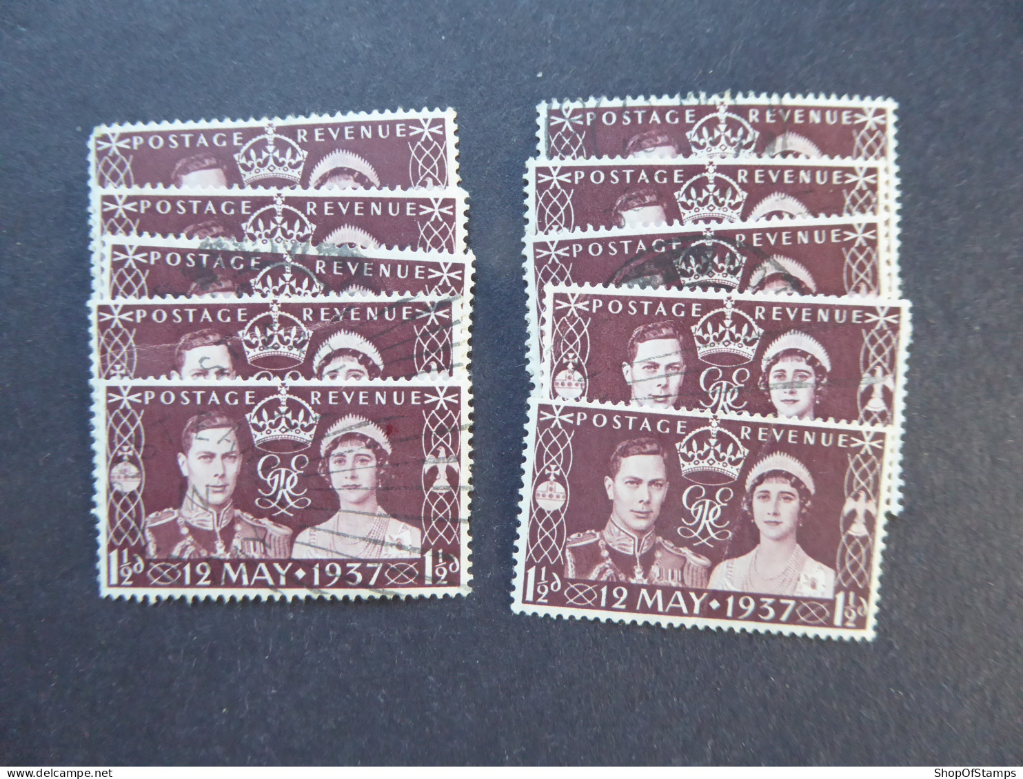 GREAT BRITAIN SG 461 KING GEORGE VI CORONATION 1O FINE USED - ....-1951 Pre-Elizabeth II