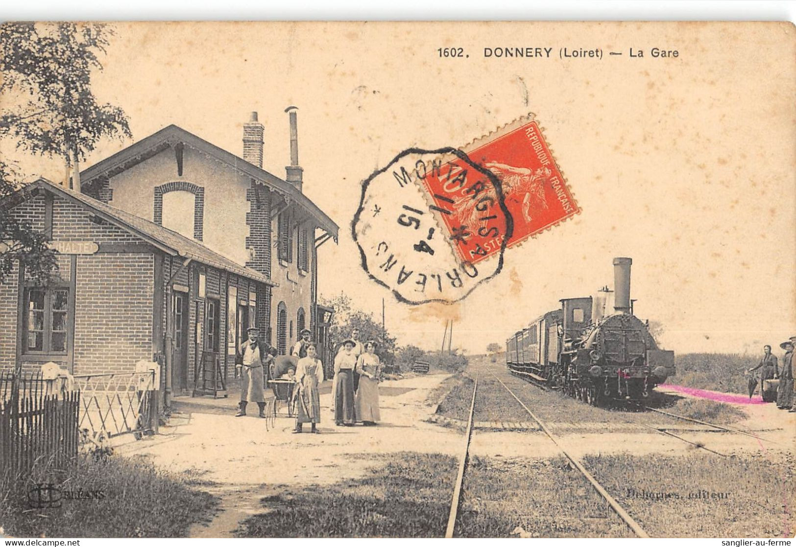 CPA 45 DONNERY LA GARE - Other & Unclassified