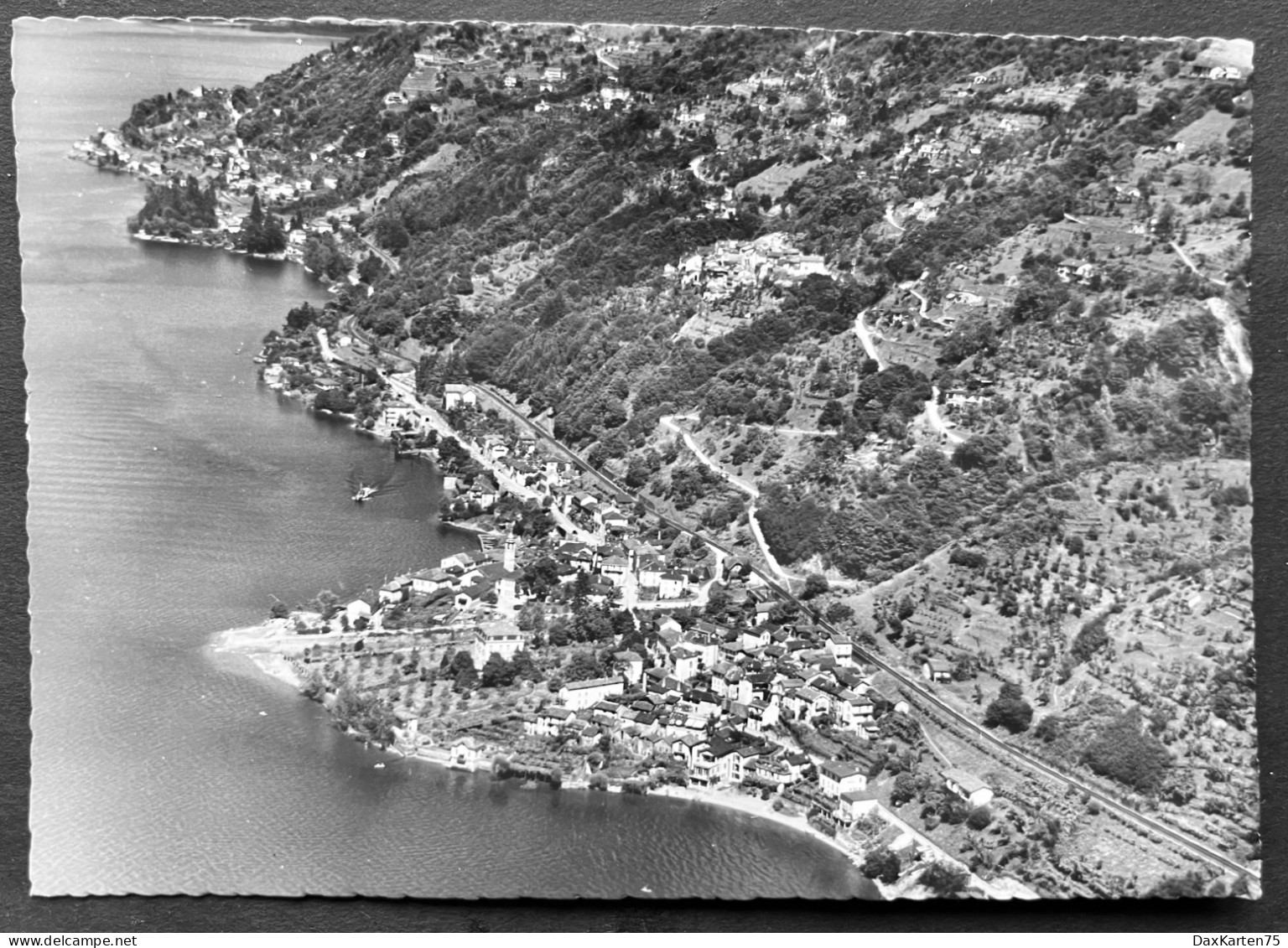 GERRA Gambarogno Lago Maggiore/ Flugaufnahme - Cugnasco-Gerra