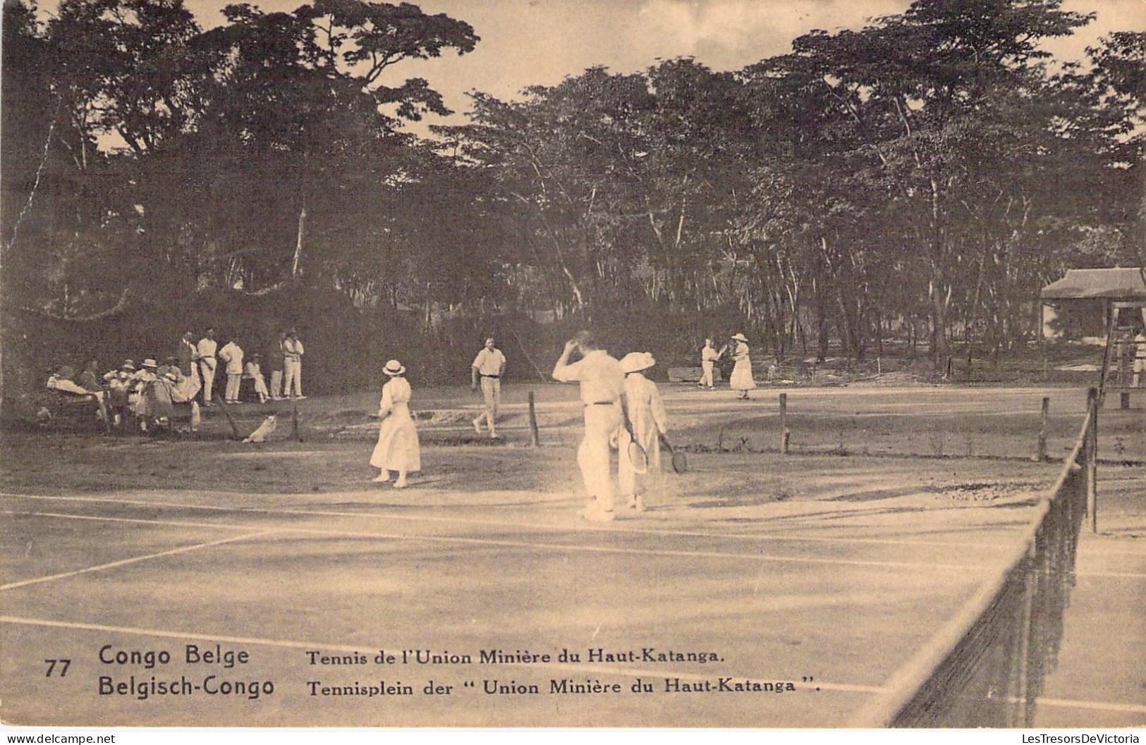 CONGO - Tennis De L'Union Ministère Du Haut Katanga - Carte Postale Ancienne - Sonstige & Ohne Zuordnung