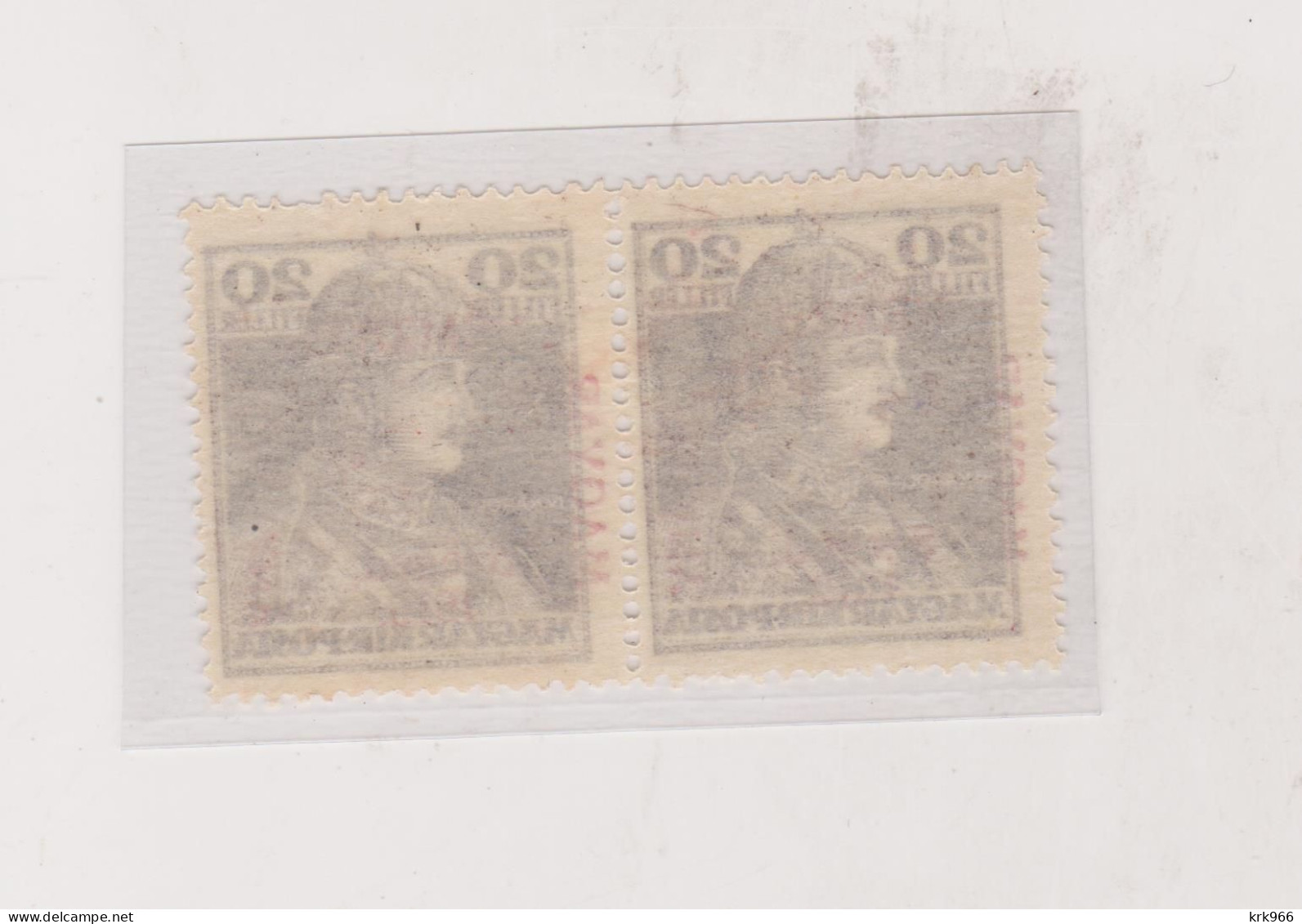 HUNGARY 1919 SZEGED SZEGEDIN Locals Mi 23 Pair  Hinged - Emissioni Locali