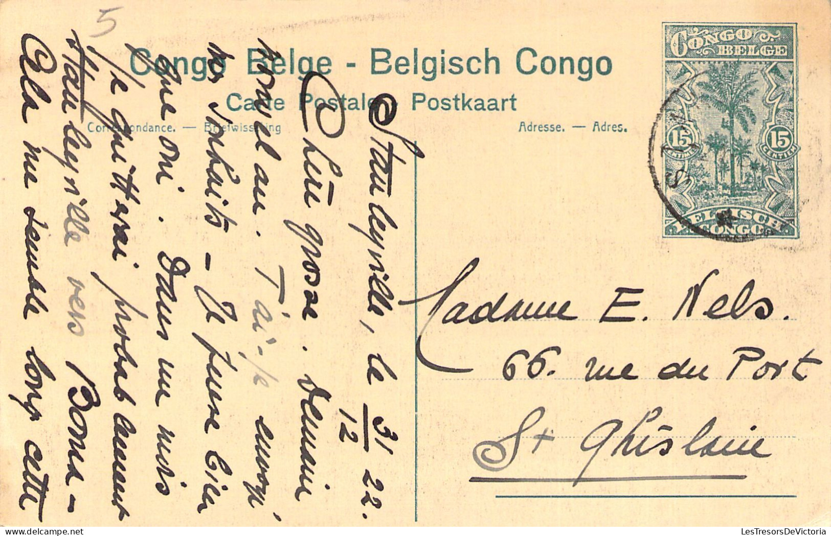 CONGO - Elan - Chasse - Carte Postale Ancienne - Other & Unclassified