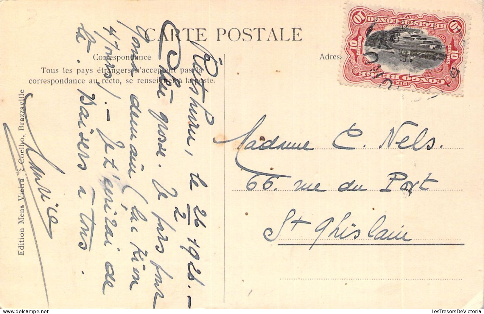 CONGO - LEOPOLDVILLE - Vue Générale - Carte Postale Ancienne - Altri & Non Classificati