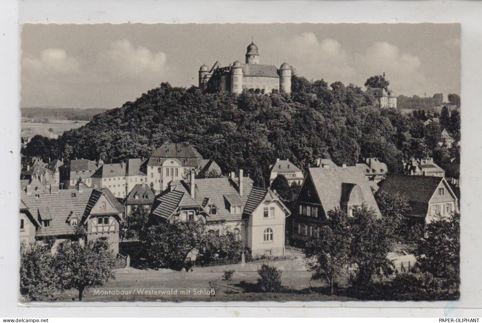 5430 MONTABAUR, Gesamtansicht Mit Schloß, 1960 - Montabaur