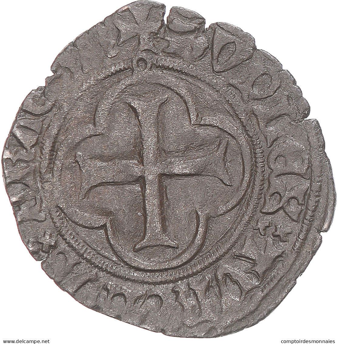 Monnaie, France, Louis XI, Double Tournois, 1461-1483, Châlons-en-Champagne - 1461-1483 Louis XI. Le Prudent