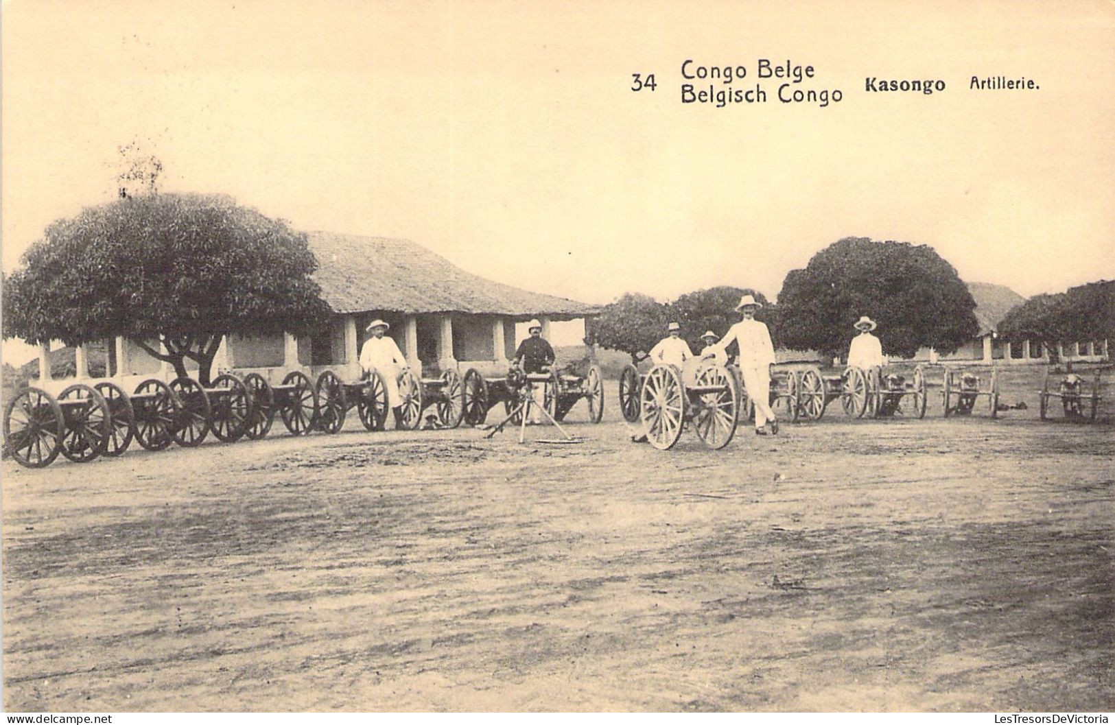 CONGO - KASONGO - Artillerie - Carte Postale Ancienne - Andere & Zonder Classificatie