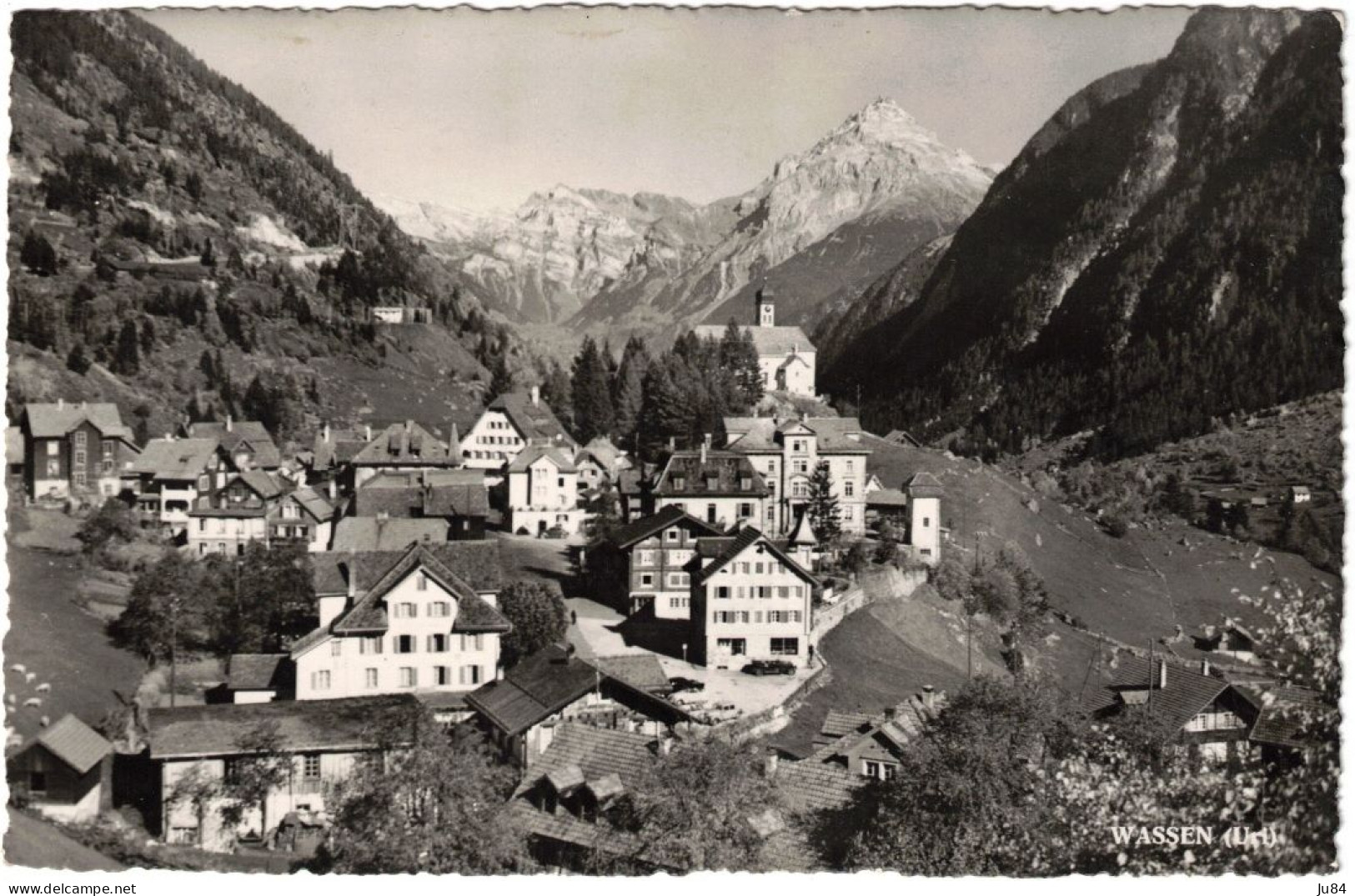 Suisse - Uri - Wassen - Carte Postale Pour Belfort (France) - 6 Août 1951 - Wassen