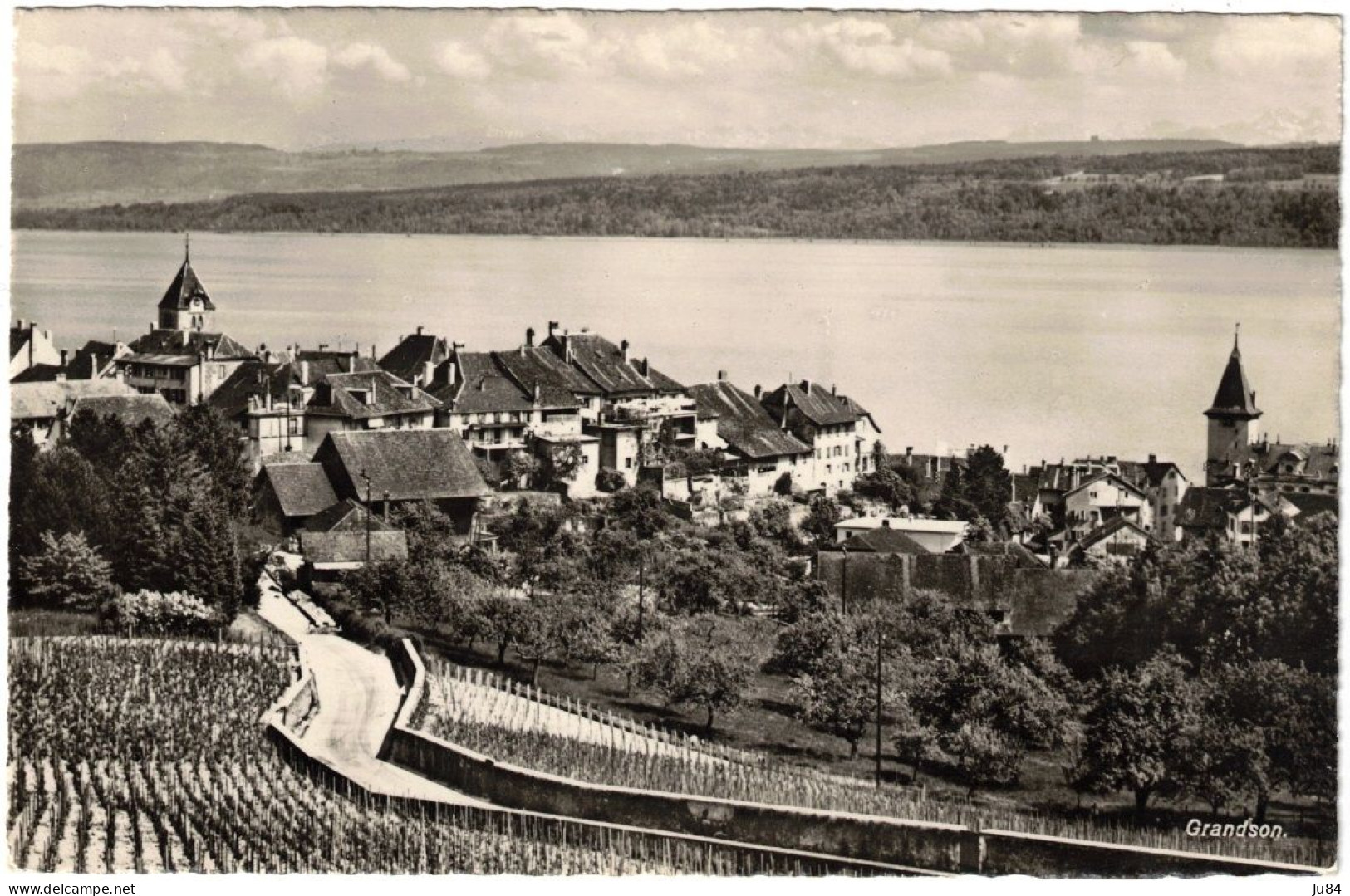 Suisse - Vaud - Grandson - Carte Postale Pour Manosque (France) - 29 Novembre 1953 - Grandson