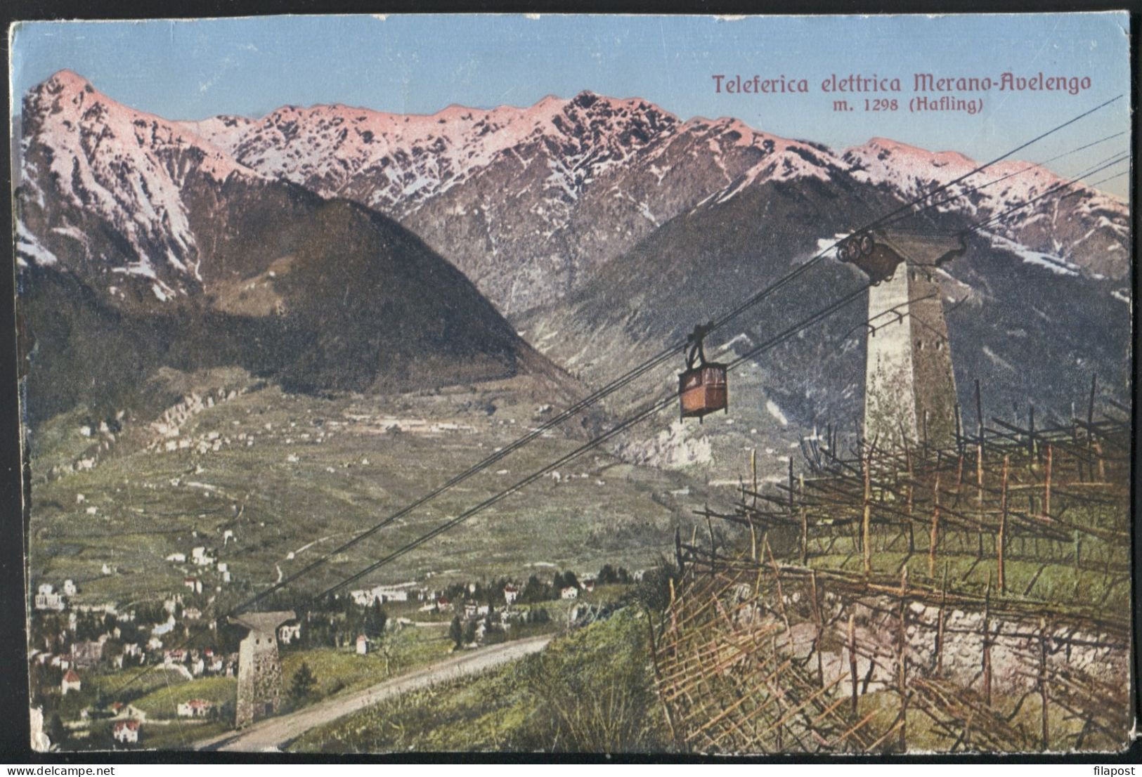 ITALY Teleferica Elettrica Merano - Avelenga  Dolomiti  Meran Cabin Railway - Merano
