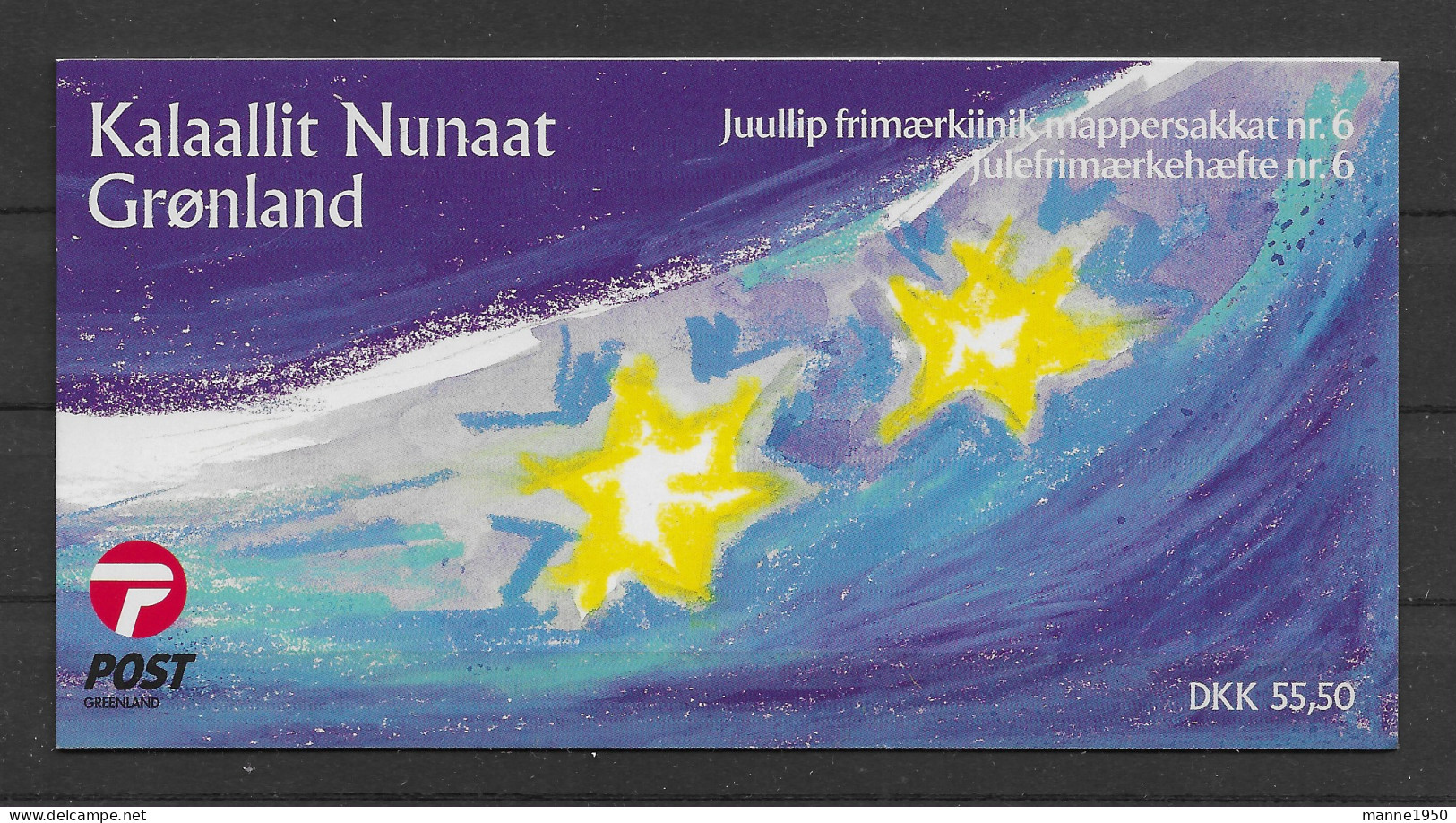 Grönland 2001 Weihnachten Mi.Nr. 374/75 MH ** - Markenheftchen