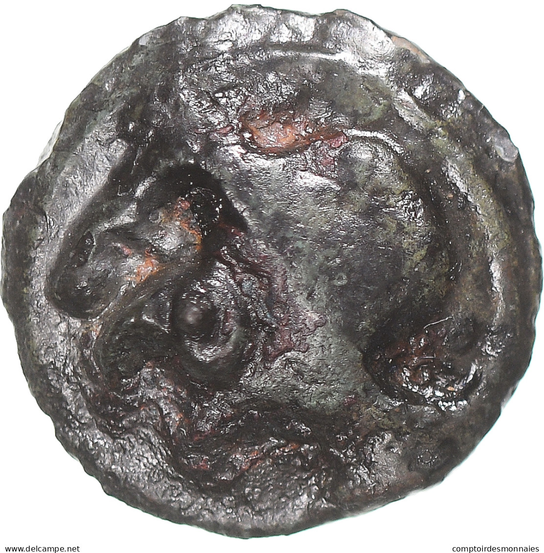 Monnaie, Carnutes, Potin Au Loup, 1st Century BC, Chartres, TTB+, Potin - Gauloises