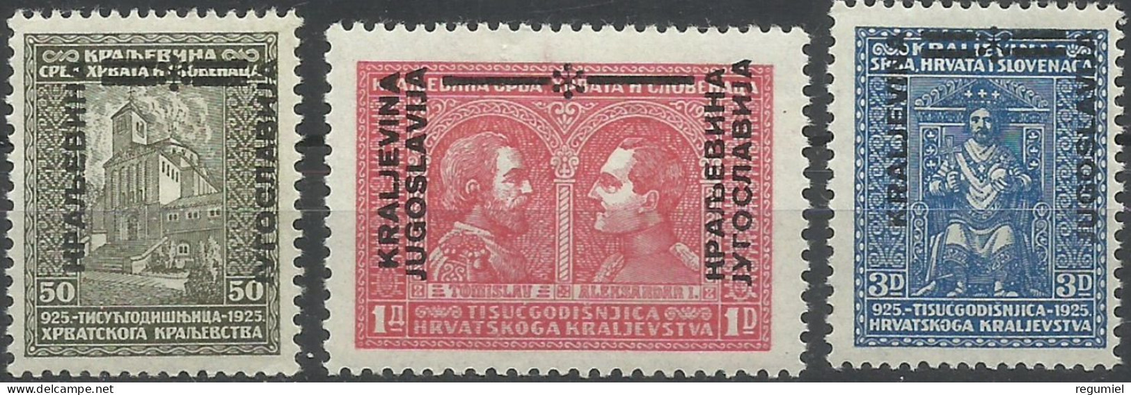 Yugoslavia   222/224 **. MNH. 1931 - Luftpost