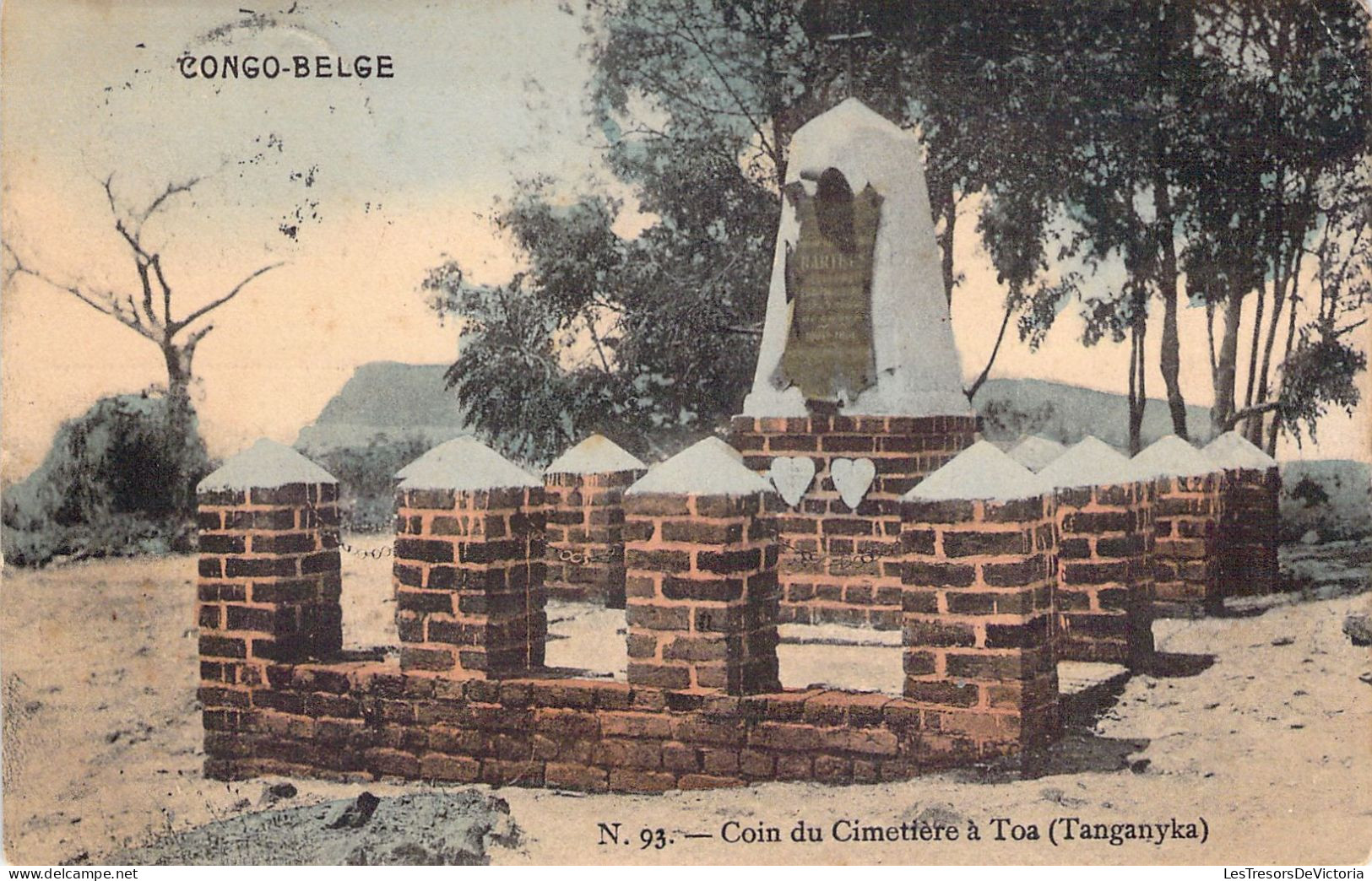 CONGO - Coin Du Cimetière à Toa - Carte Postale Ancienne - Andere & Zonder Classificatie