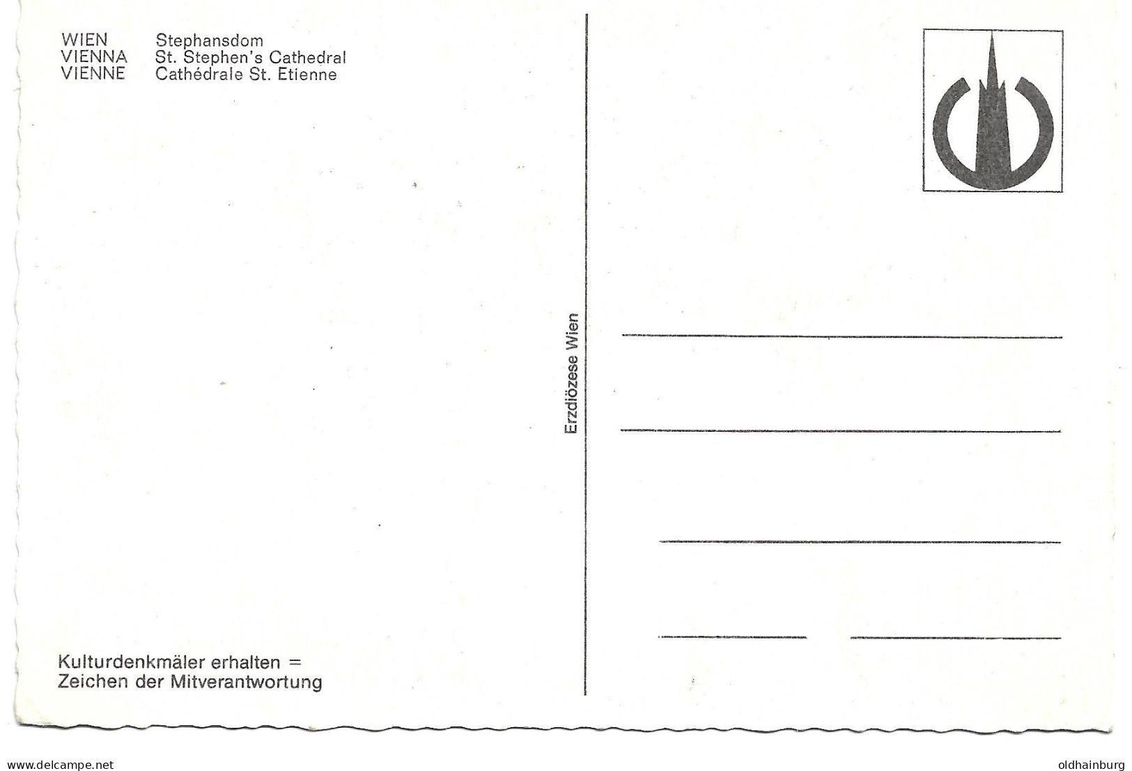 2306e: AK Stephansdom Ungelaufen - Stephansplatz