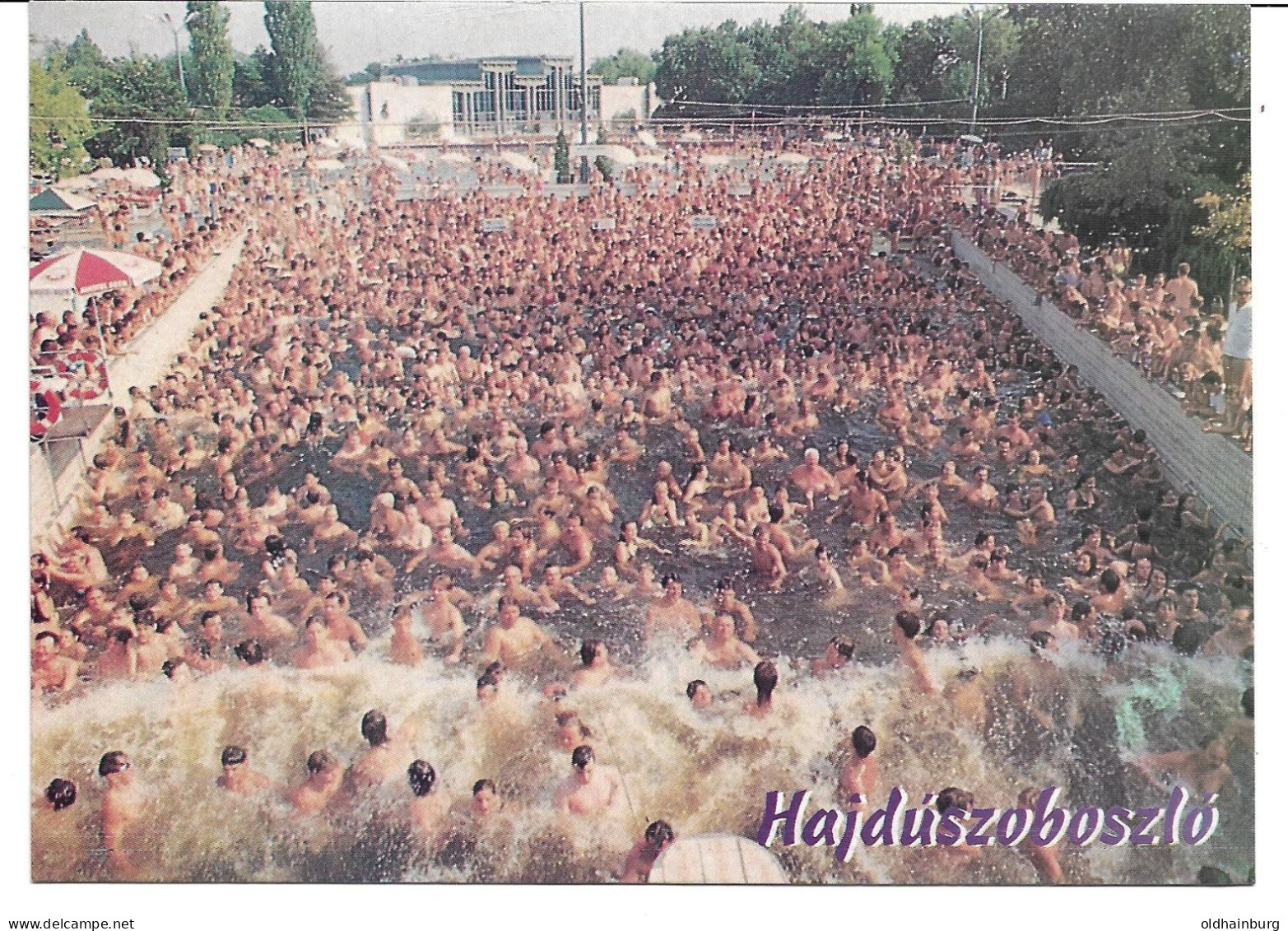 2306d: AK Schwimmen In Hajduszobuszlo (Schwimmbad Ungarn), AK Ungelaufen Um 1985 - Natation