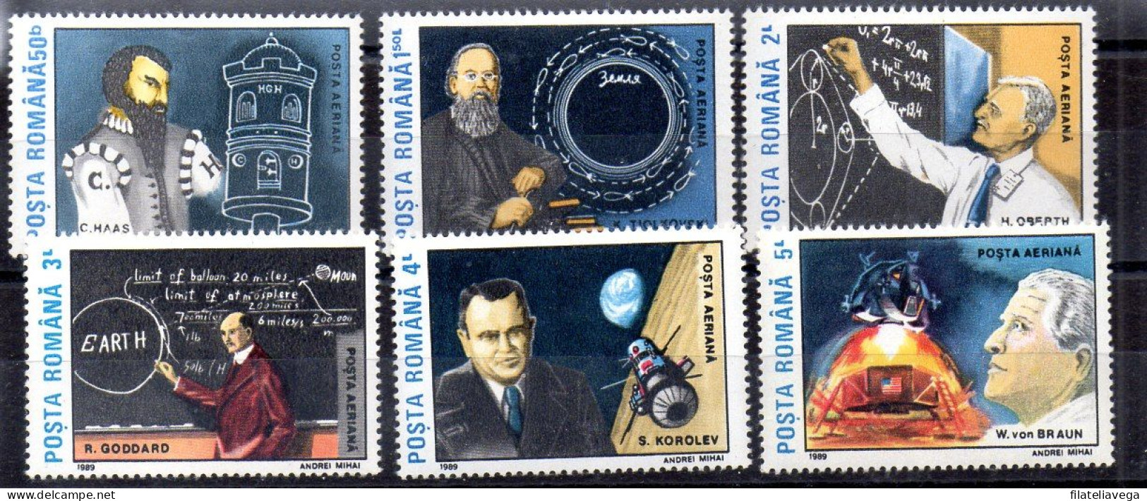 Rumania Serie Nº Yvert 307/12 ** ASTROFILATELIA (ASTROPHILATELY) - Unused Stamps