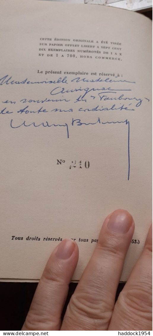 Intermittences CH.-AUG. BONTEMPS La Goelette 1953 - Gesigneerde Boeken