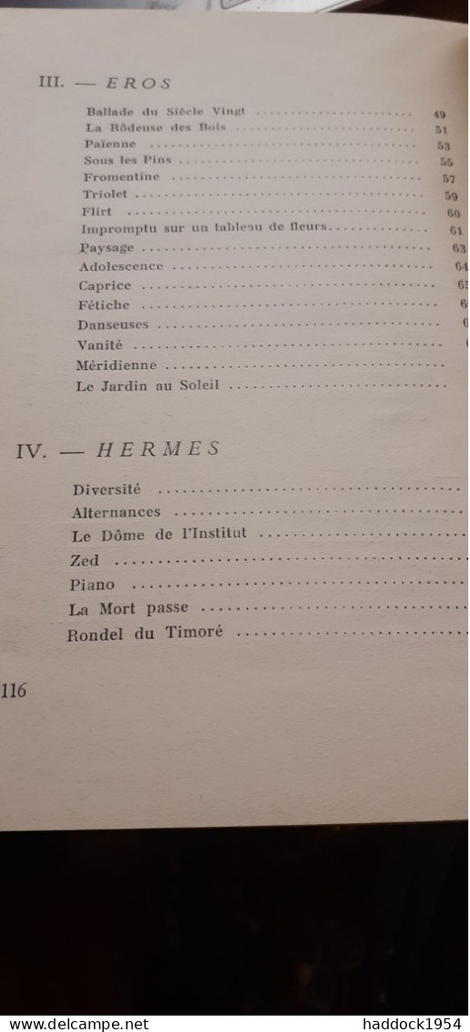 Intermittences CH.-AUG. BONTEMPS La Goelette 1953 - Gesigneerde Boeken