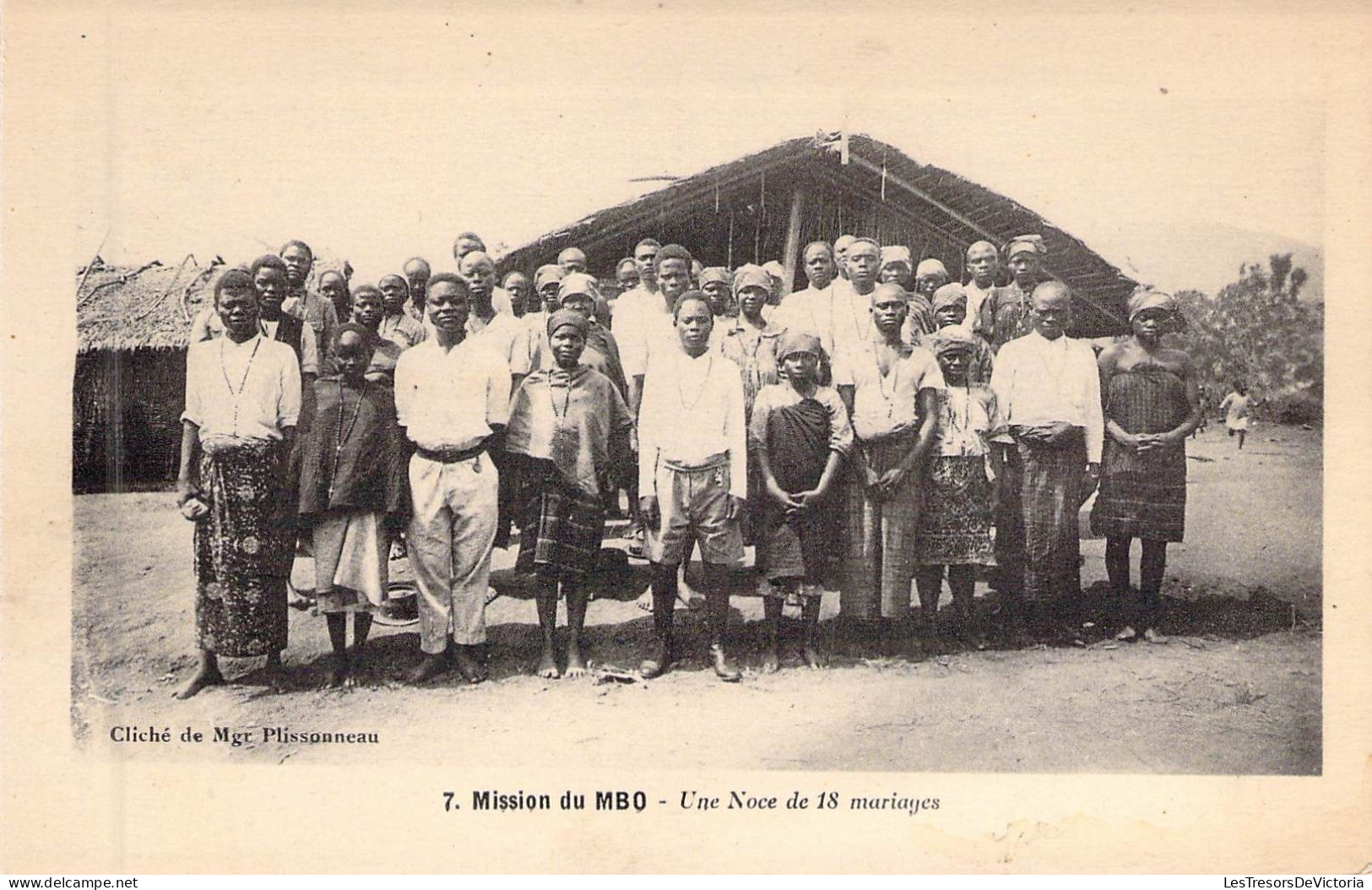 CONGO BELGE - Mission Du M B O - Une Noce De 18 Mariages - Carte Postale Ancienne - Congo Belge