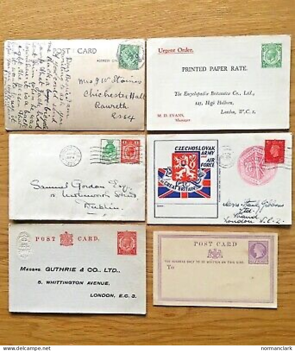 GB 1860-1941 INTERESTING RANGE OF COVERS AND CARDS MINT AND USED (6) - Verzamelingen