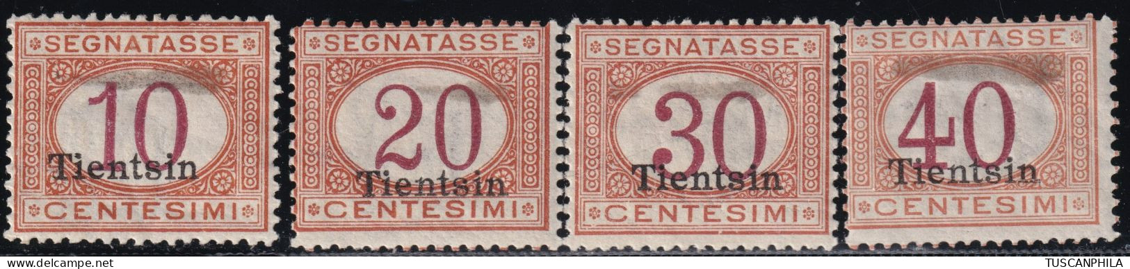 Segnatasse I^  Em.Serie Completa Sass S.8 MLH* - Tientsin