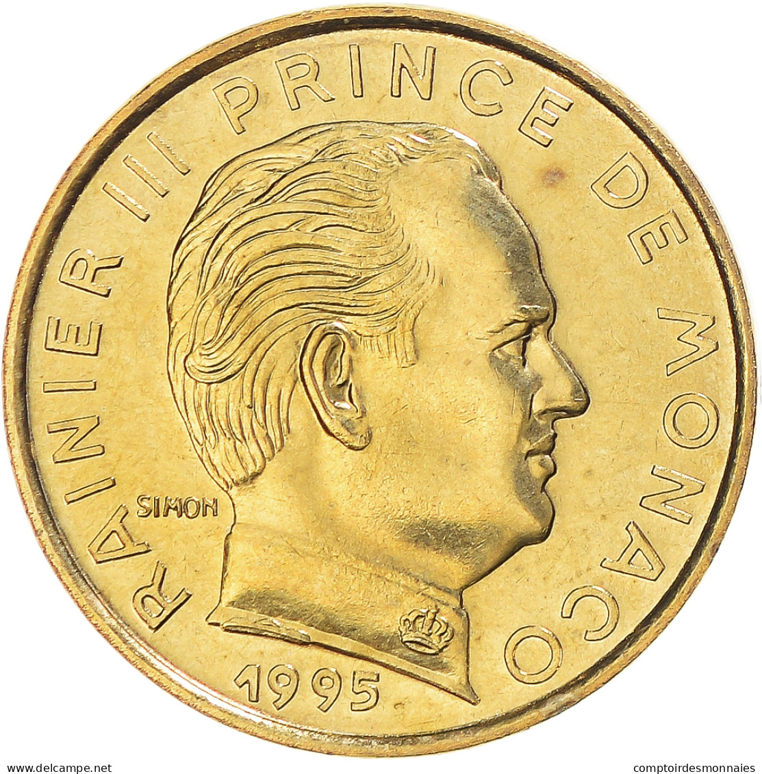 Monnaie, Monaco, Rainier III, 5 Centimes, 1995, Paris, BU, FDC, Cupro-Aluminium - 1960-2001 Nouveaux Francs