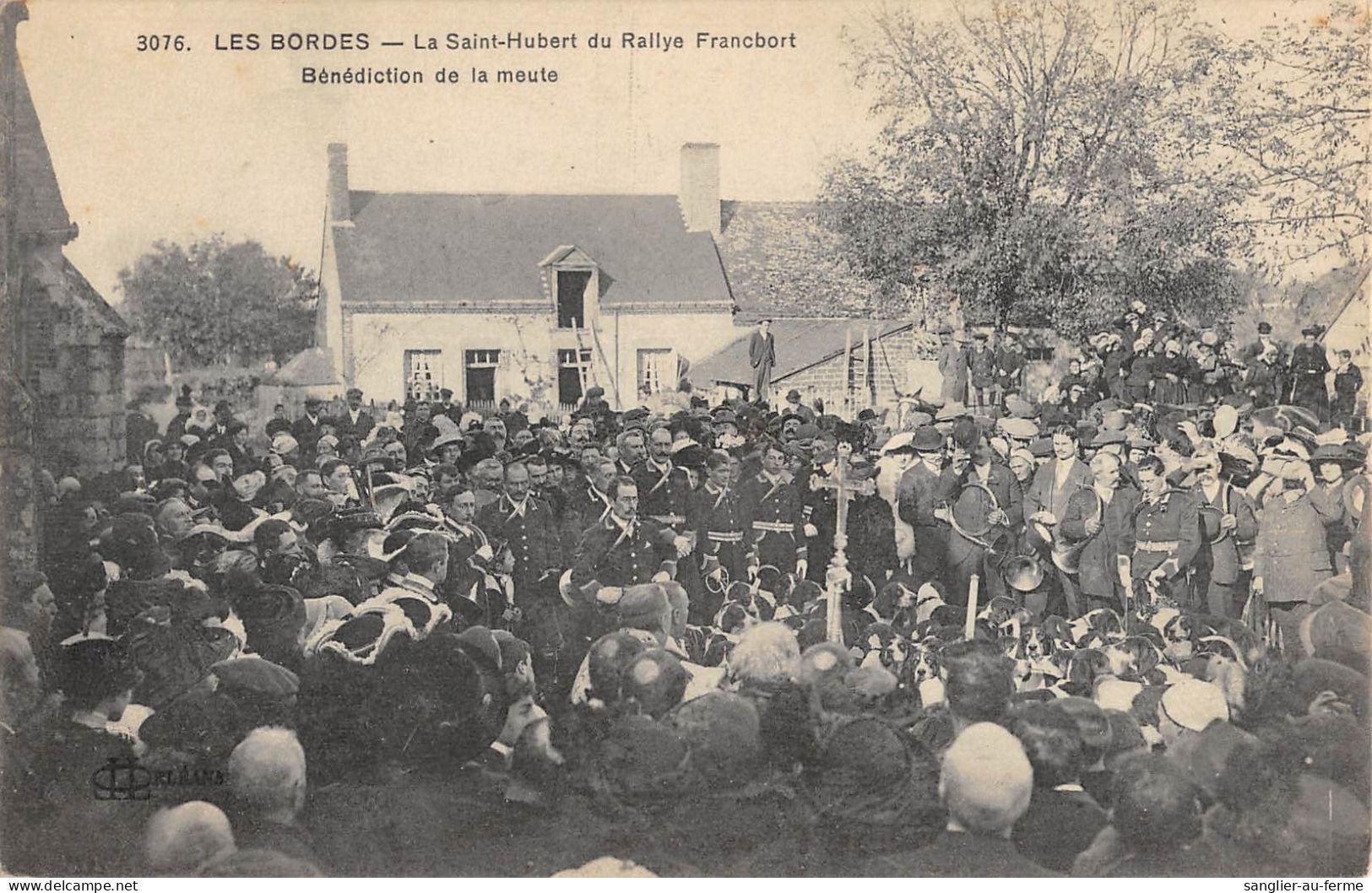 CPA 45 LES BORDES LA SAINT HUBERT DU RALLYE FRANCBORT BENEDICTION DE LA MEUTE - Otros & Sin Clasificación