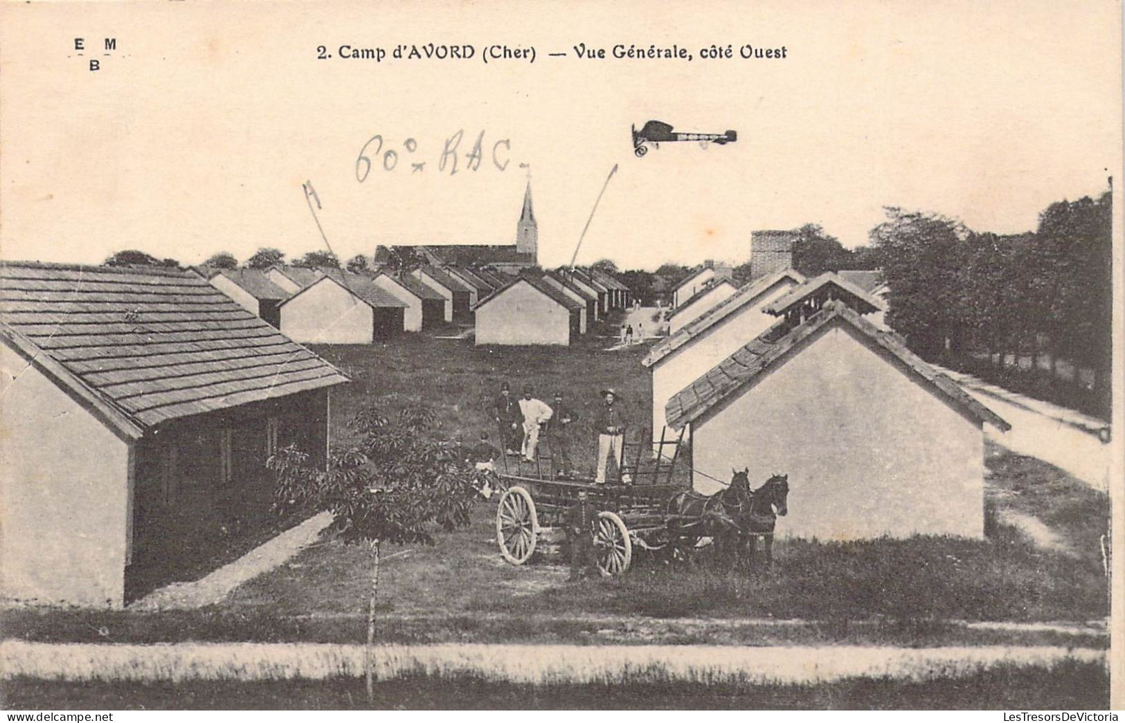 FRANCE - 18 - Camp D'Avord - Vue Générale, Côté Ouest - Carte Postale Ancienne - Avord