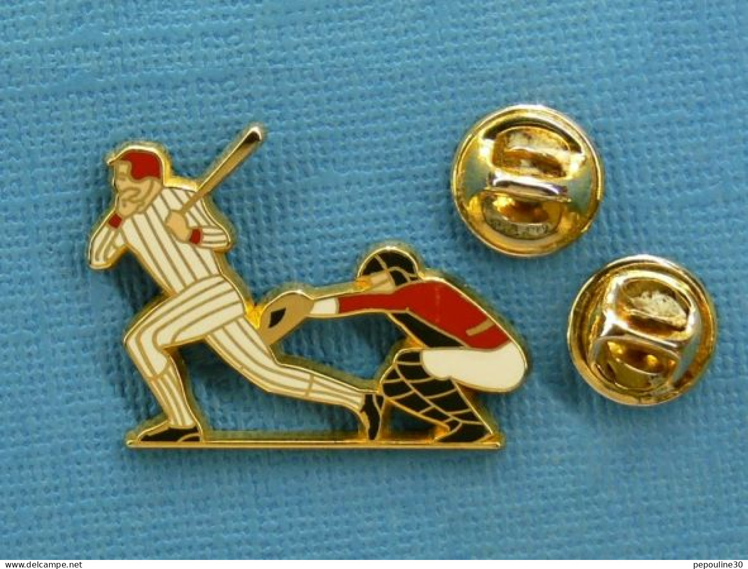 1 PIN'S //  ** BASEBALL ** . (Arthus Bertrand Paris) - Béisbol