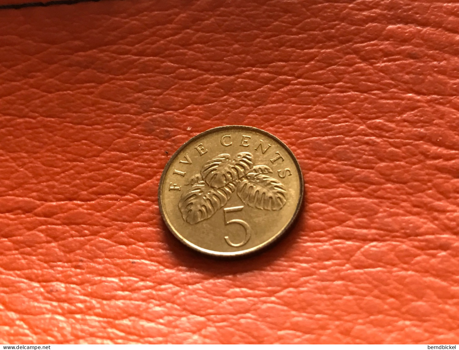 Münze Münzen Umlaufmünze Singapur 5 Cents 2007 - Singapour