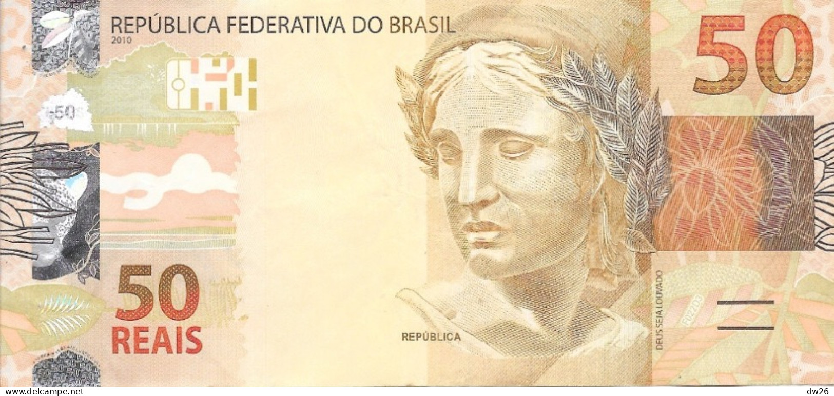 Billet Brésil - Banco Central Do Brasil - 50 Cinquenta Reais (Republica) DJ 180011190 - Brasilien
