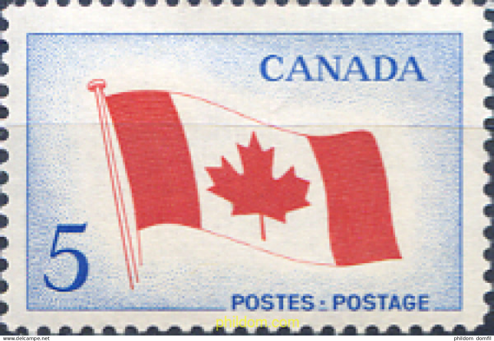 129886 MNH CANADA 1965 BANDERA NACIONAL - Autres & Non Classés