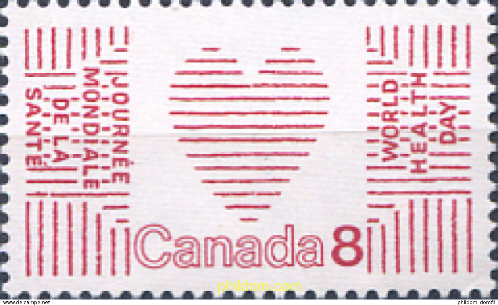 205509 MNH CANADA 1972 DIA MUNDIAL DE LA SALUD - Sonstige & Ohne Zuordnung