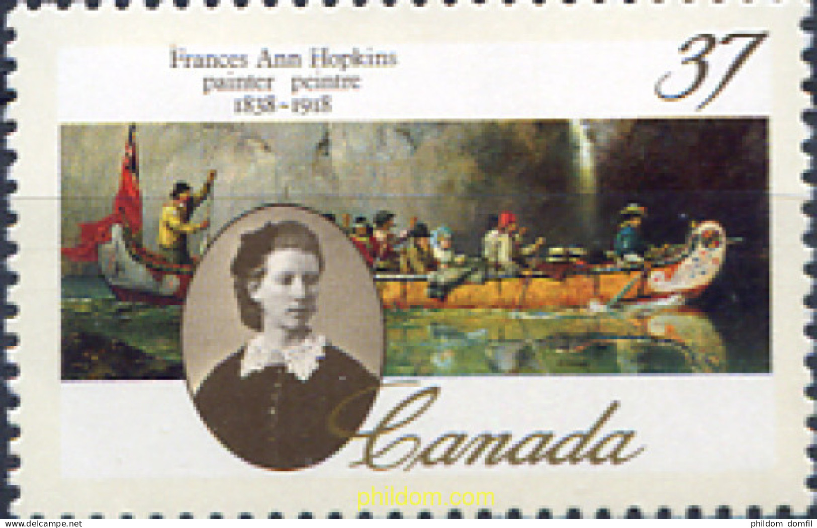 130339 MNH CANADA 1988 150 ANIVERSARIO DEL NACIMIENTO DE FRANCES ANN HOPKINS - Otros & Sin Clasificación