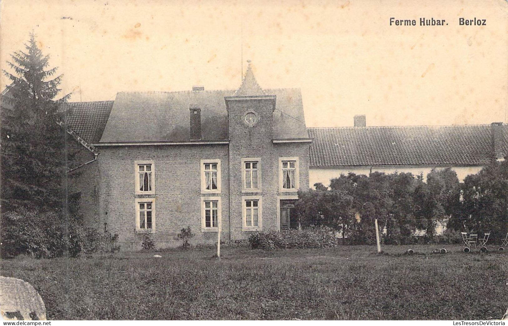 BELGIQUE - BERLOZ - Ferme Hubar - Edit F Teheux Hovent - Carte Postale Ancienne - Berloz