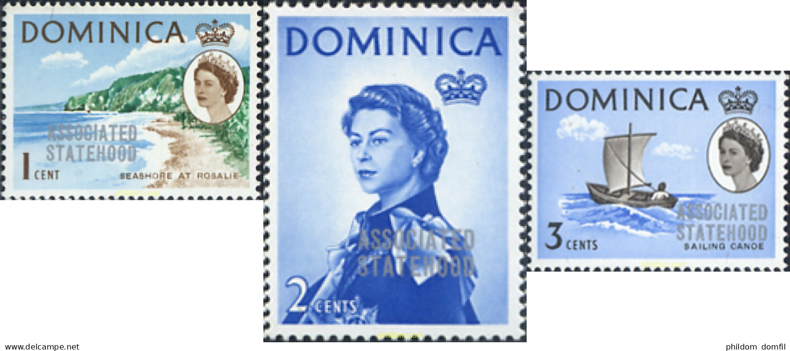 232398 MNH DOMINICA 1968 PROCLAMACION DE LA ASOCIACION CON GRAN BRETAÑA - Autres & Non Classés